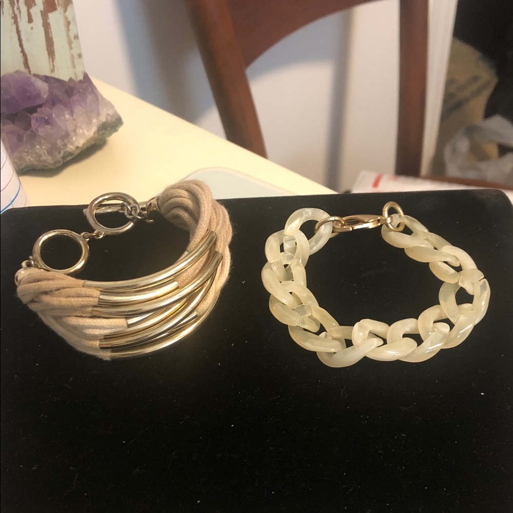Designer Style Bracelet Lot – Two Piece Set